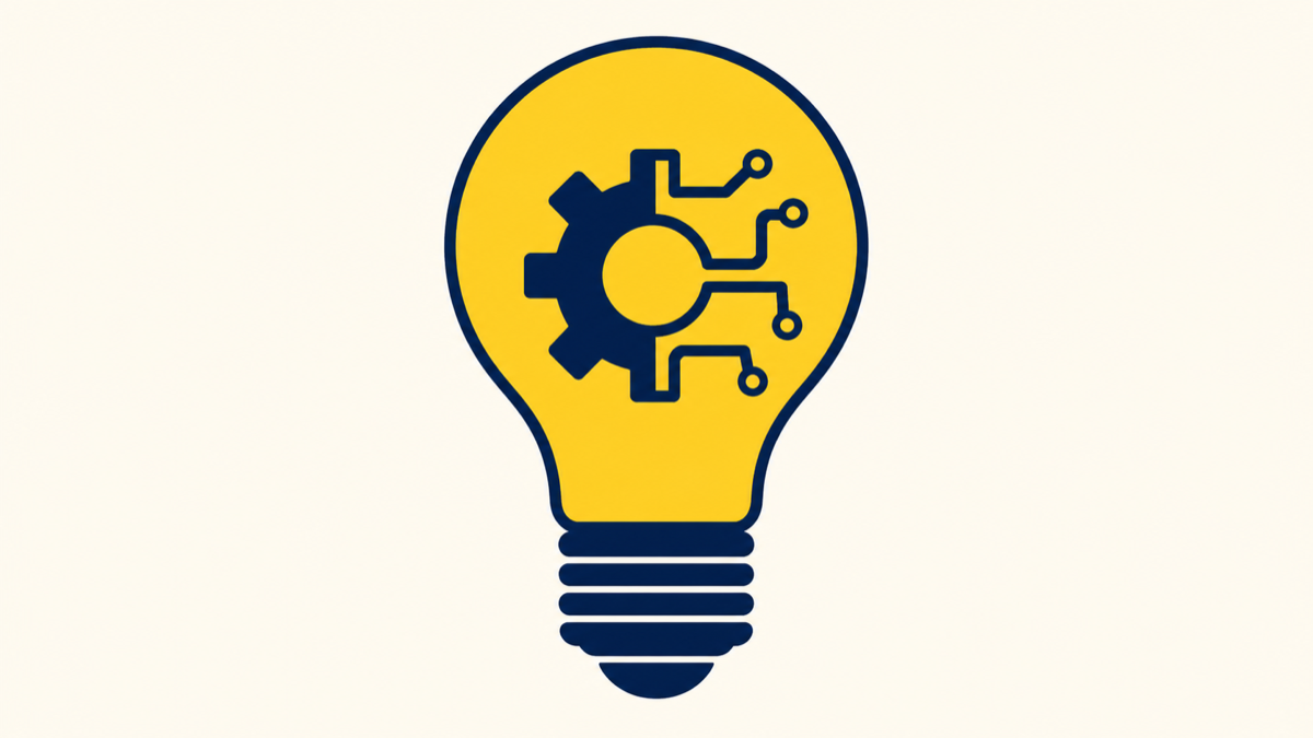 Light bulb containing a gear and circuit trace pattern